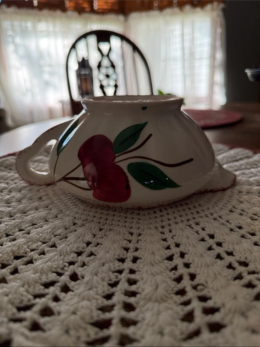 Blue Ridge Pottery Crab Apple Gravy Boat